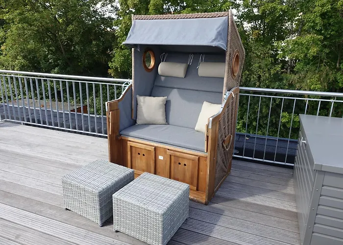 Apartment See-oase Am Schweriner Mit Dachterrasse